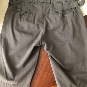 VINCE. Charcoal grey Bermuda shorts